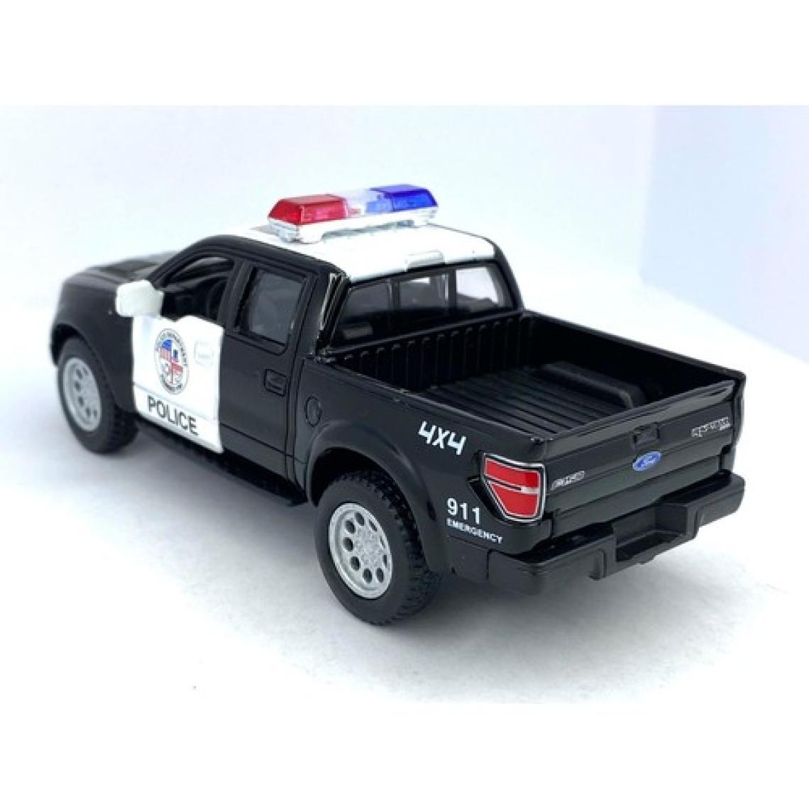 Kinsmart 2013 Ford F-150 Svt Raptor Super Crew Polis Çekbırak 5inch. Lisanslı Model Araba, Oyuncak Araba 1:46