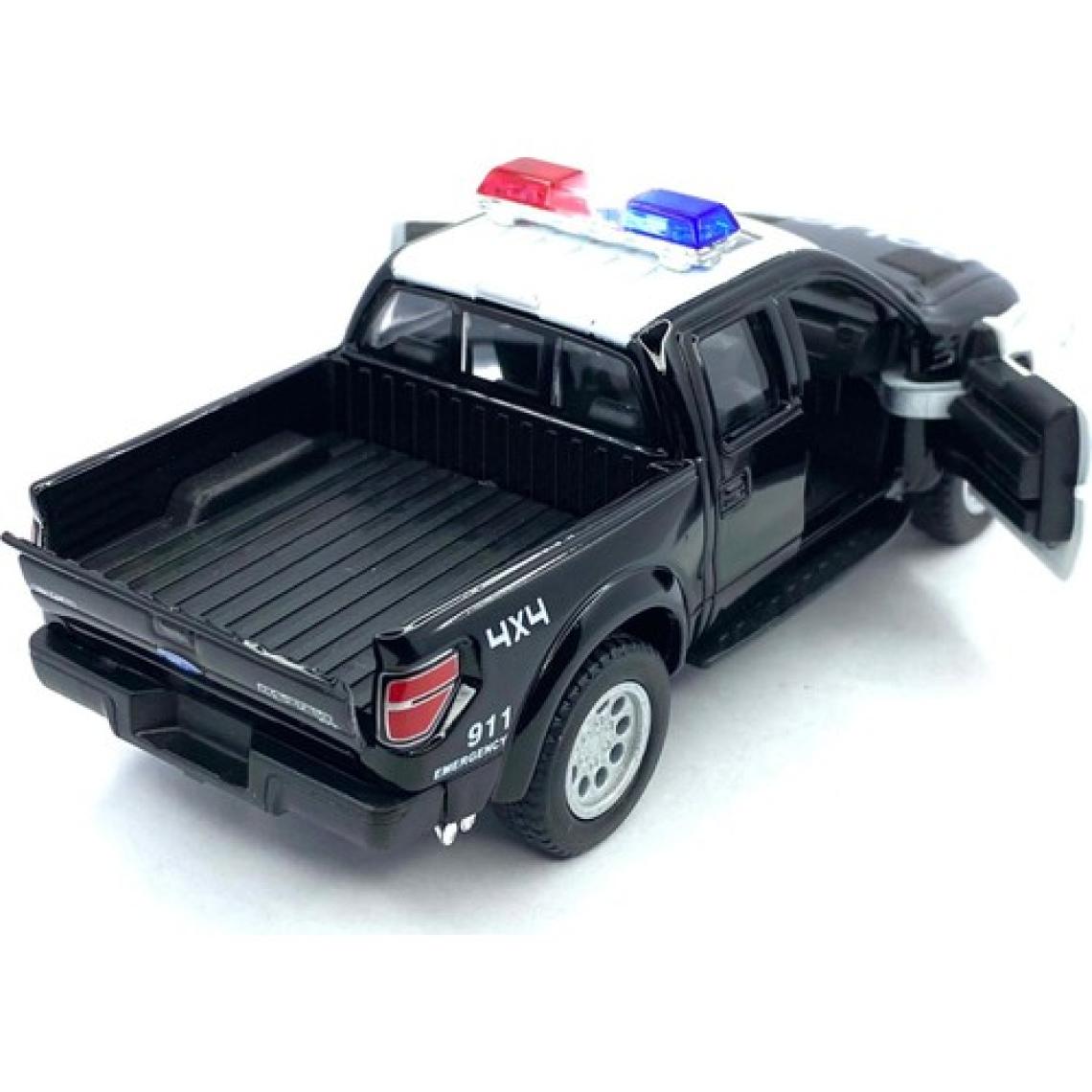 Kinsmart 2013 Ford F-150 Svt Raptor Super Crew Polis Çekbırak 5inch. Lisanslı Model Araba, Oyuncak Araba 1:46