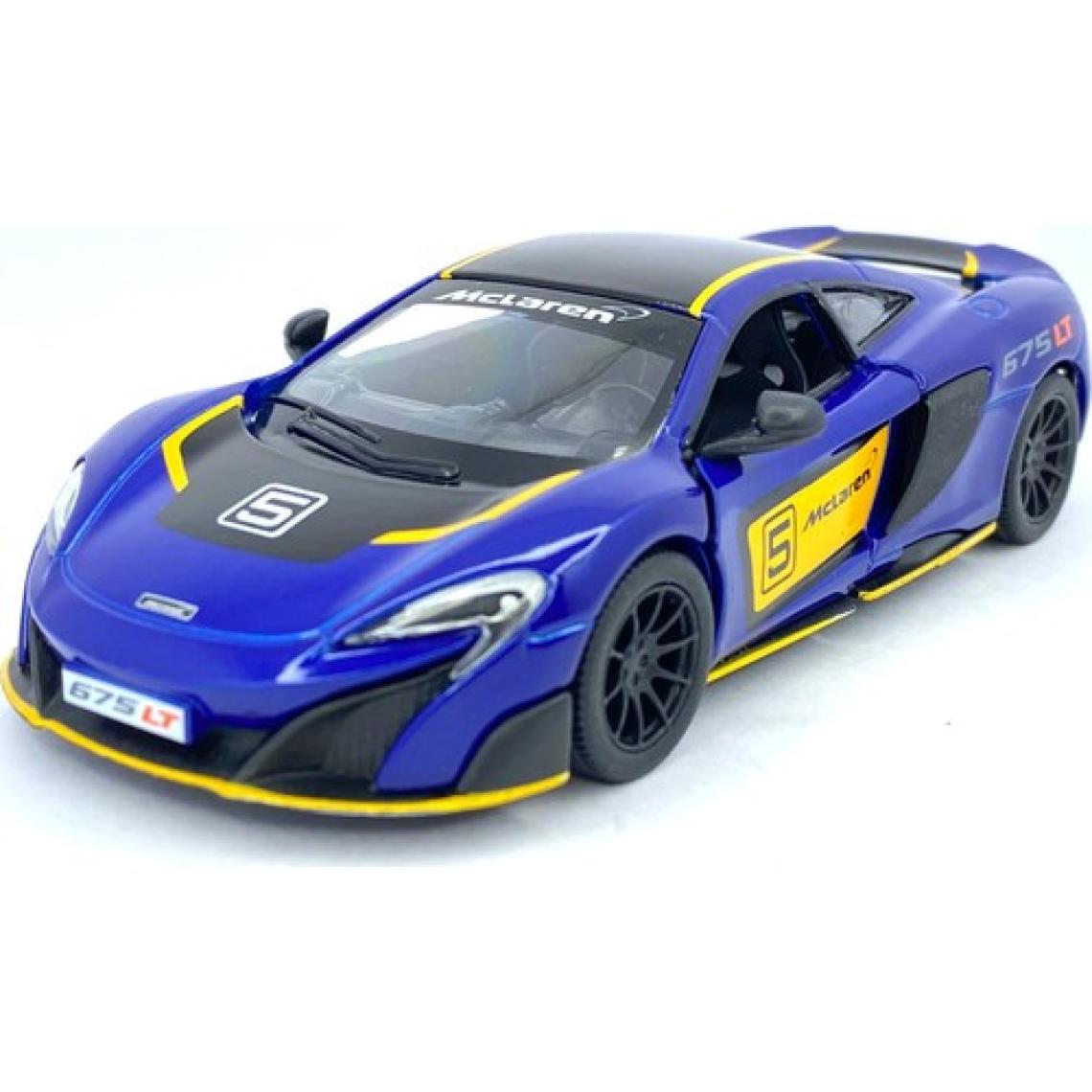 Kinsmart Mclaren 675LT (Modifiyeli) - Çek Bırak 5inch. Lisanslı Model Araba, Oyuncak Araba 1:36