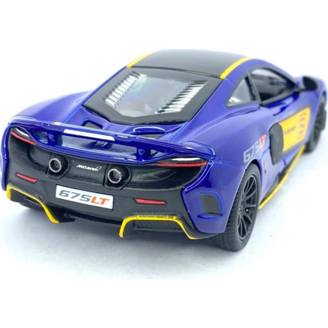 Kinsmart Mclaren 675LT (Modifiyeli) - Çek Bırak 5inch. Lisanslı Model Araba, Oyuncak Araba 1:36