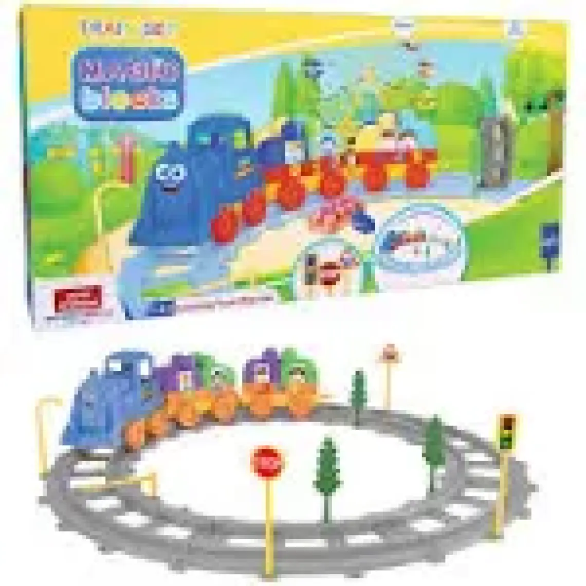 Uçar Magic Blocks 43 Parça Tren Seti