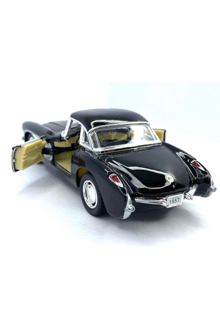 Kinsmart 1957 Chevrolet Corvette Çek Bırak 5inch. Lisanslı Model Araba, Oyuncak Araba 1:34