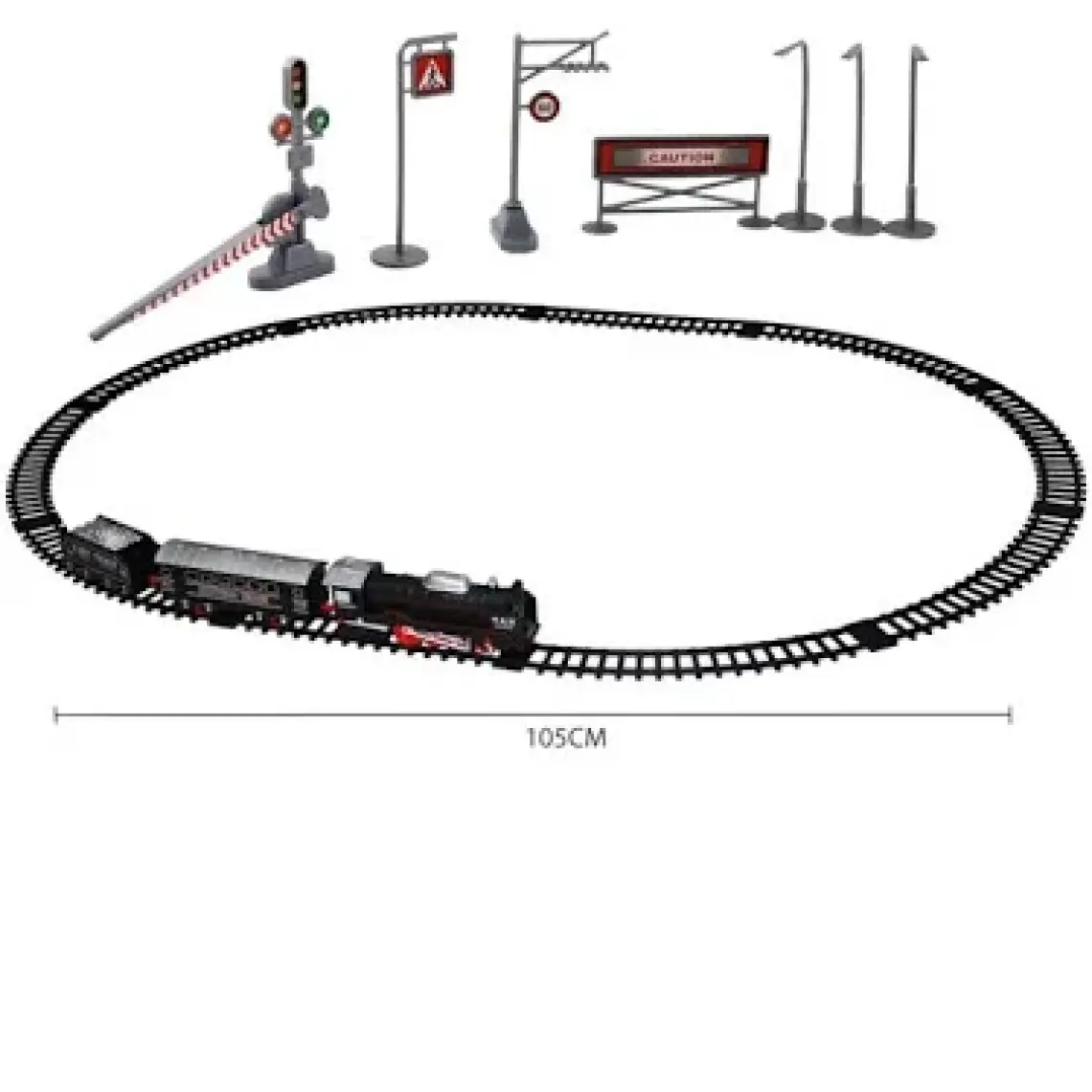 Vardem Oyuncak JHX6683 Klasik Model Tren Oyuncak Seti 20 Parça