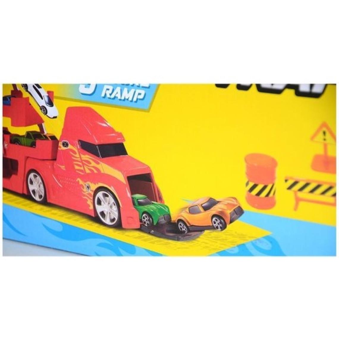 Polesie King Toys 3 Katlı Sürat Pistli Tır 3 Arabalı Çocuklar Için Garaj Otopark Yarış Pisti Eğitici Oyun Seti