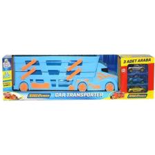 Polesie King Toys 3 Katlı Sürat Pistli Tır 3 Arabalı Çocuklar Için Garaj Otopark Yarış Pisti Eğitici Oyun Seti