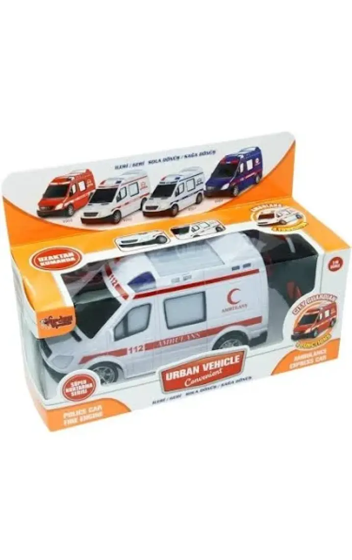 Vardem Uzaktan Kumandalı Full Fonksiyonlu Oyuncak Ambulans