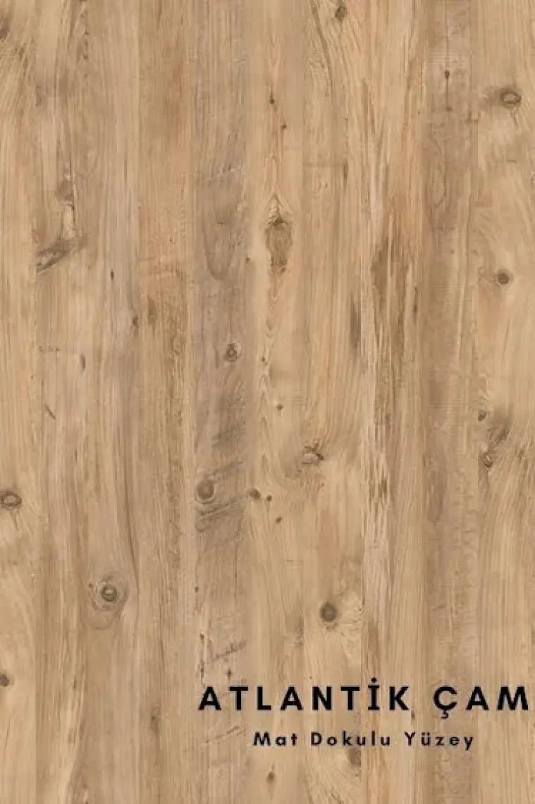 Ceramical Kr1 90X190 cm  Metal Karyola - Atlantik Çam