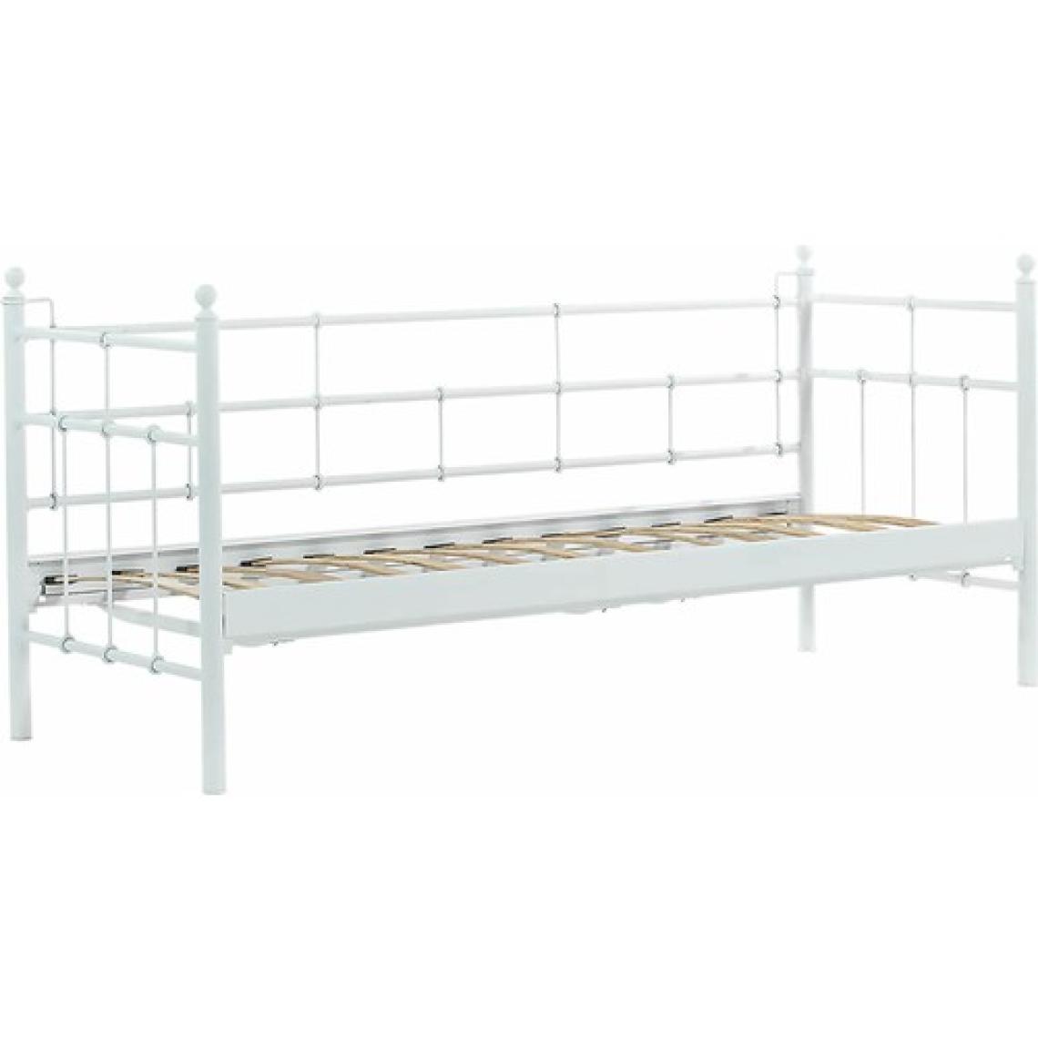 Unimet Alpas Daybed Tek Kişilik Sedir Divan Metal Karyola 90x200