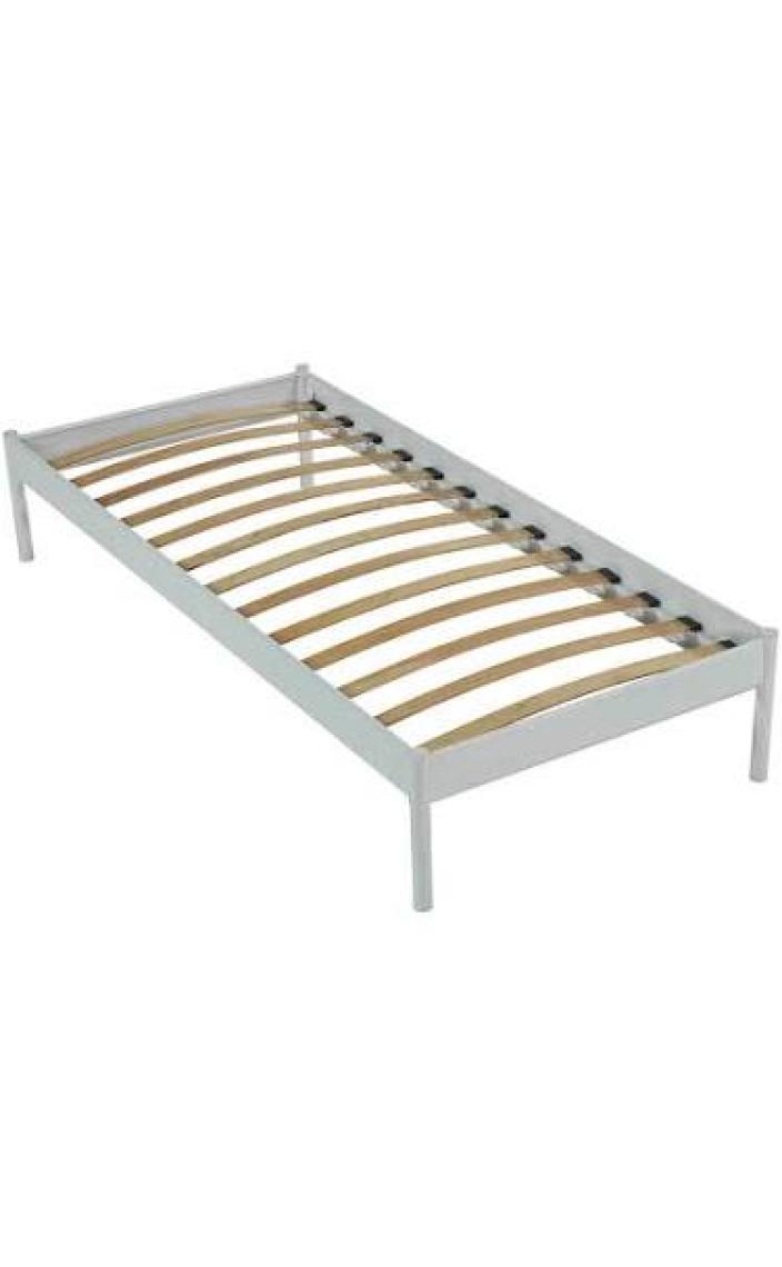 Unimet Lalas Tek Kişilik Ferforje Metal Karyola-Beyaz