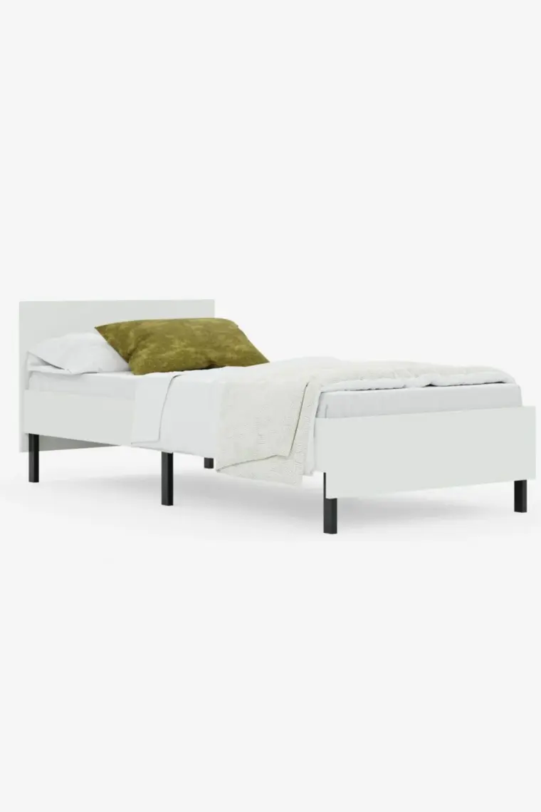 Ceramical KR1 Tek Kişilik Karyola - 90x190 - Beyaz