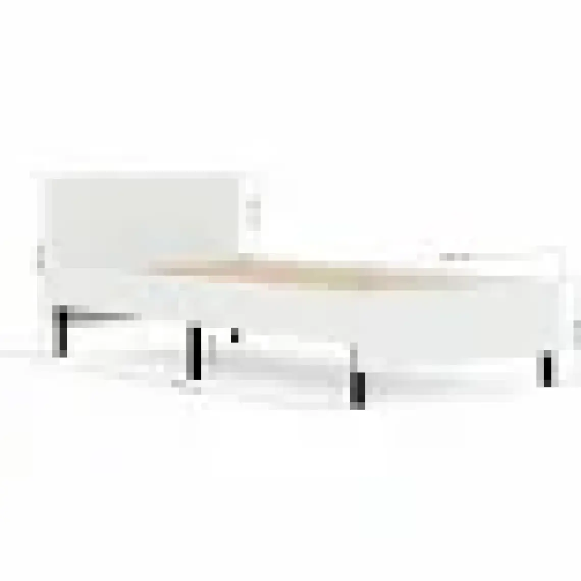 Ceramical KR1 Tek Kişilik Karyola - 90x190 - Beyaz