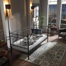 Unimet Alpas Daybed Tek Kişilik Sedir Divan Metal Karyola 90x200