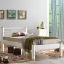 Unimet Kappis-S Tek Kişilik Ferforje Metal Karyola-Beyaz