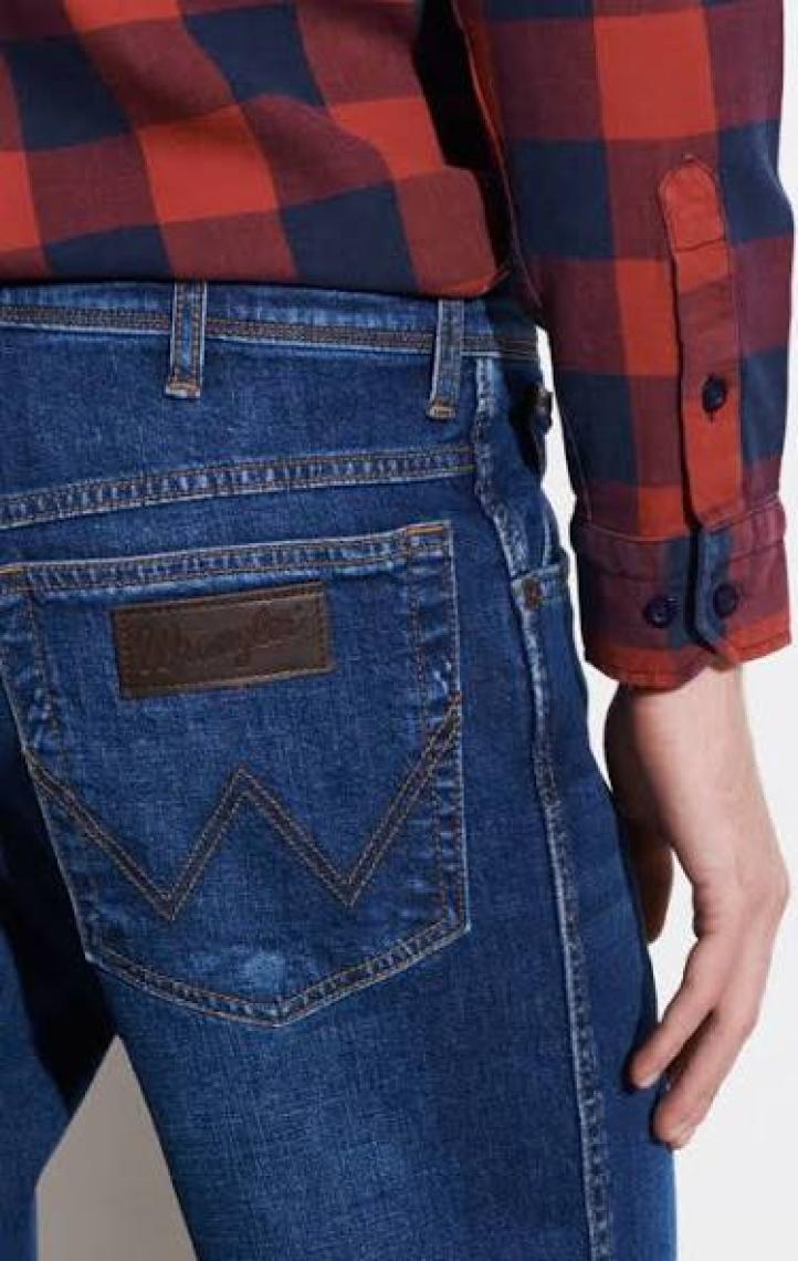WRANGLER Erkek Texas  Mavi Straight Fit Normal Bel Düz Paça Esnek Jean Pantolon