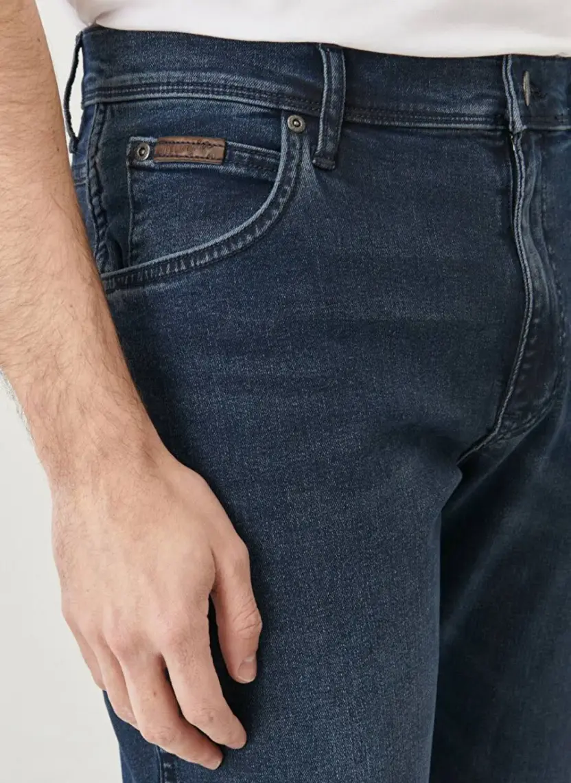 Wrangler Texas Slim Jean Pantol Mavi Erkek Pantolon