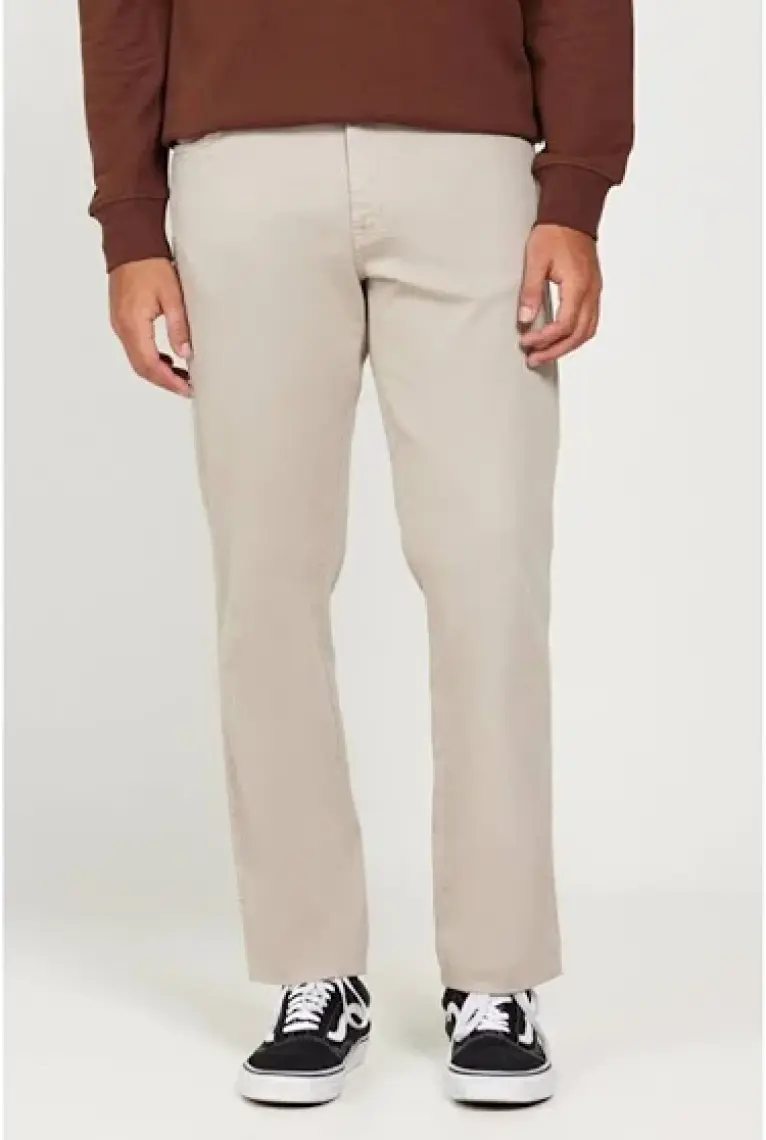 Wrangler Texas Slim Fit Dar Kesim Normal Bel Haki Esnek Pantolon