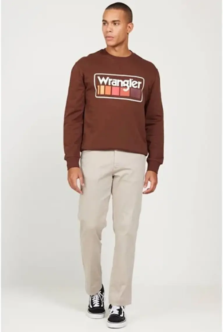 Wrangler Texas Slim Fit Dar Kesim Normal Bel Haki Esnek Pantolon
