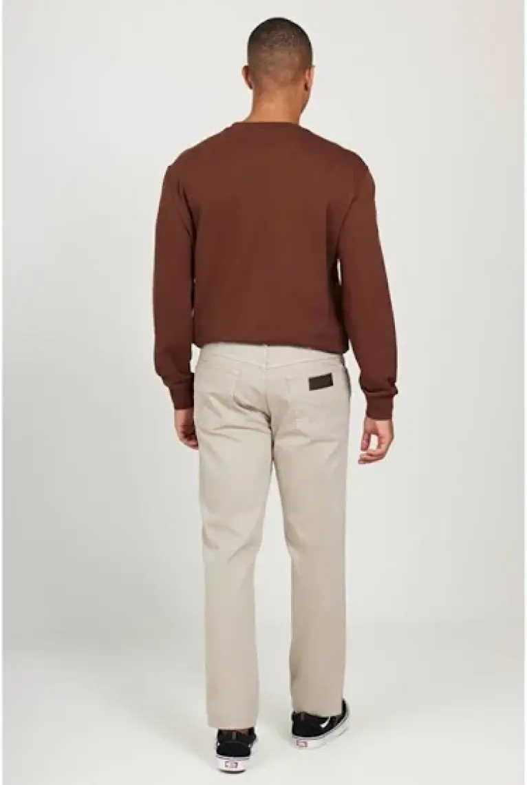Wrangler Texas Slim Fit Dar Kesim Normal Bel Haki Esnek Pantolon