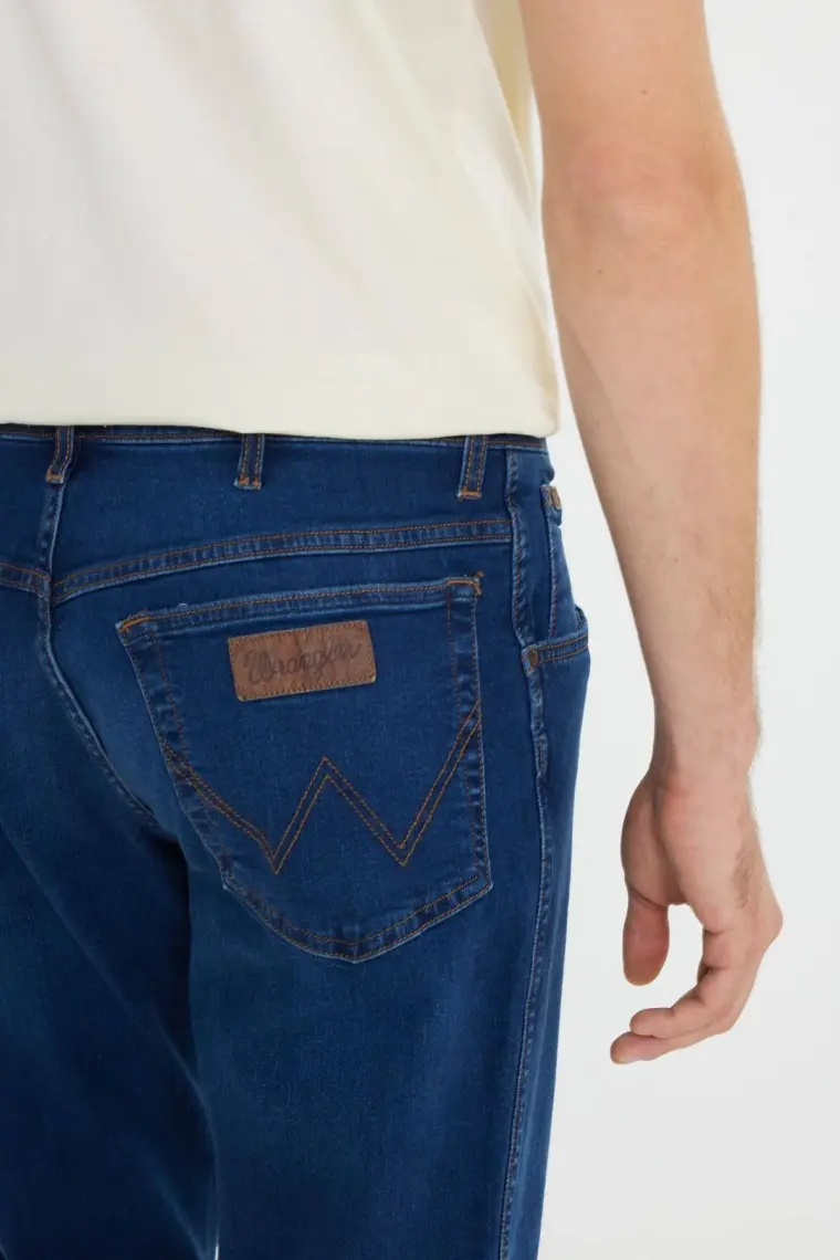 Wrangler Texas Tapered Regular Fit Denim Esnek Jean Kot Pantolon
