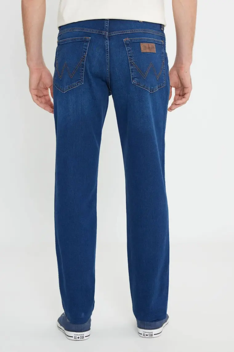 Wrangler Texas Tapered Regular Fit Denim Esnek Jean Kot Pantolon