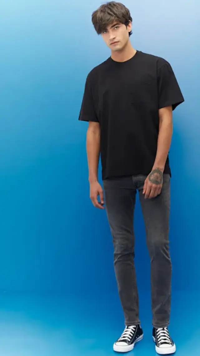 Lee Luke Slim Tapered Fit Normal Bel Esnek Jean Kot Pantolon
