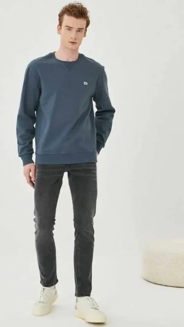 Lee Luke Slim Tapered Fit Normal Bel Esnek Jean Kot Pantolon