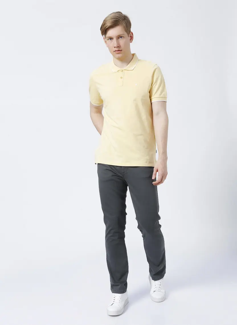 Wrangler Texas Slim Fit Dar Kesim Normal Bel Haki Esnek Pantolon