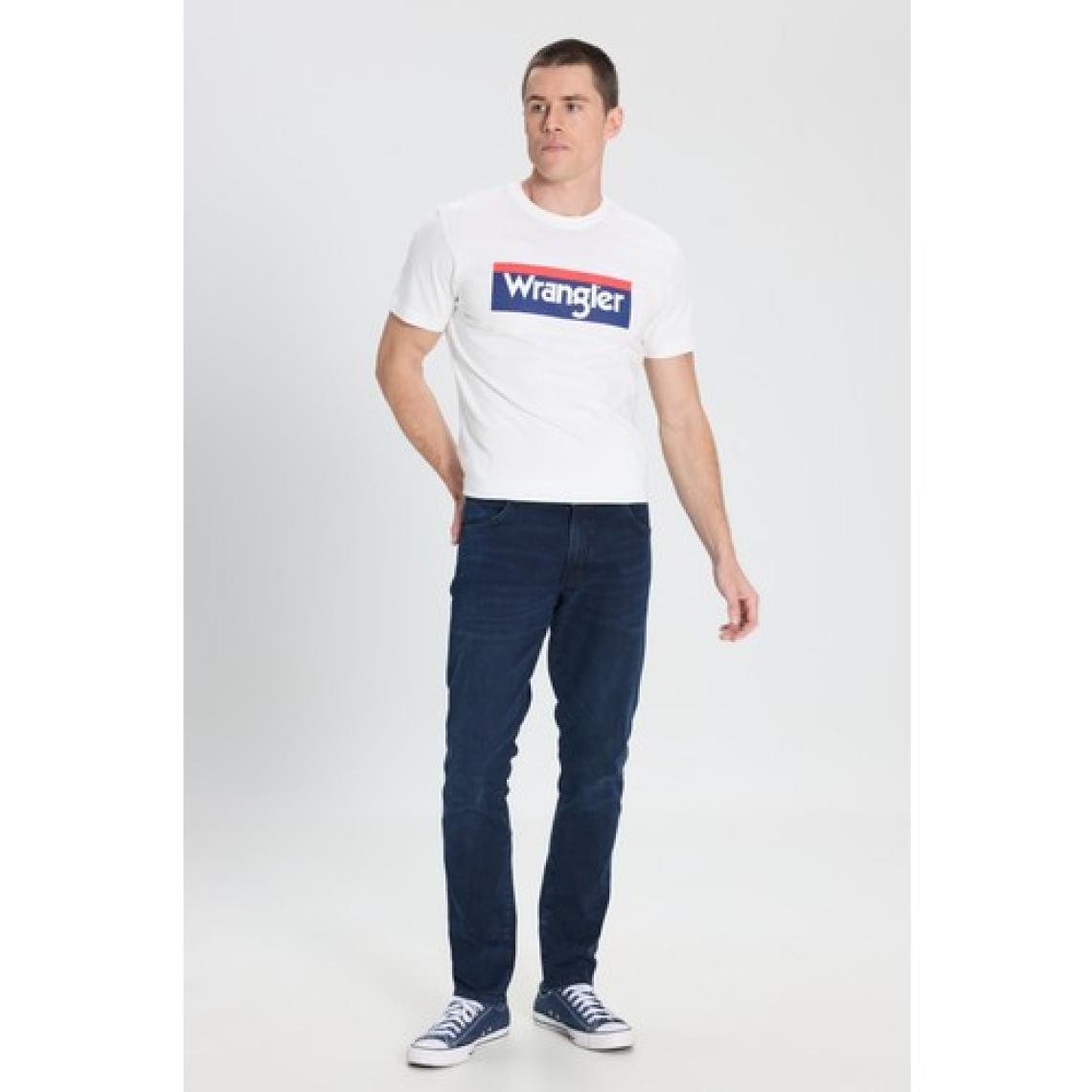 Wrangler Slim Fit Dar Kesim Düşük Bel Taşlamalı Gri Esnek Larston Jean Denim Kot Pantolon
