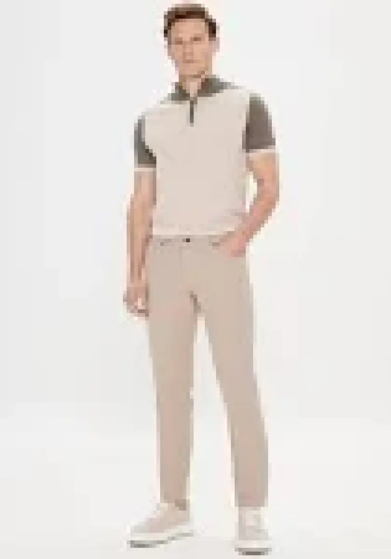 Altınyıldız Classics Erkek Taş 360 Derece Her Yöne Esneyen Slim Fit Dar Kesim Diyagonal Esnek Desenli Pantolon