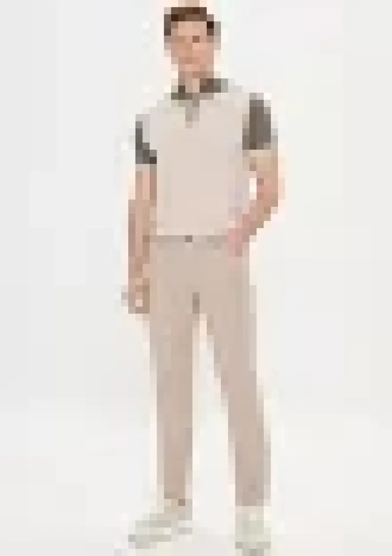 Altınyıldız Classics Erkek Taş 360 Derece Her Yöne Esneyen Slim Fit Dar Kesim Diyagonal Esnek Desenli Pantolon