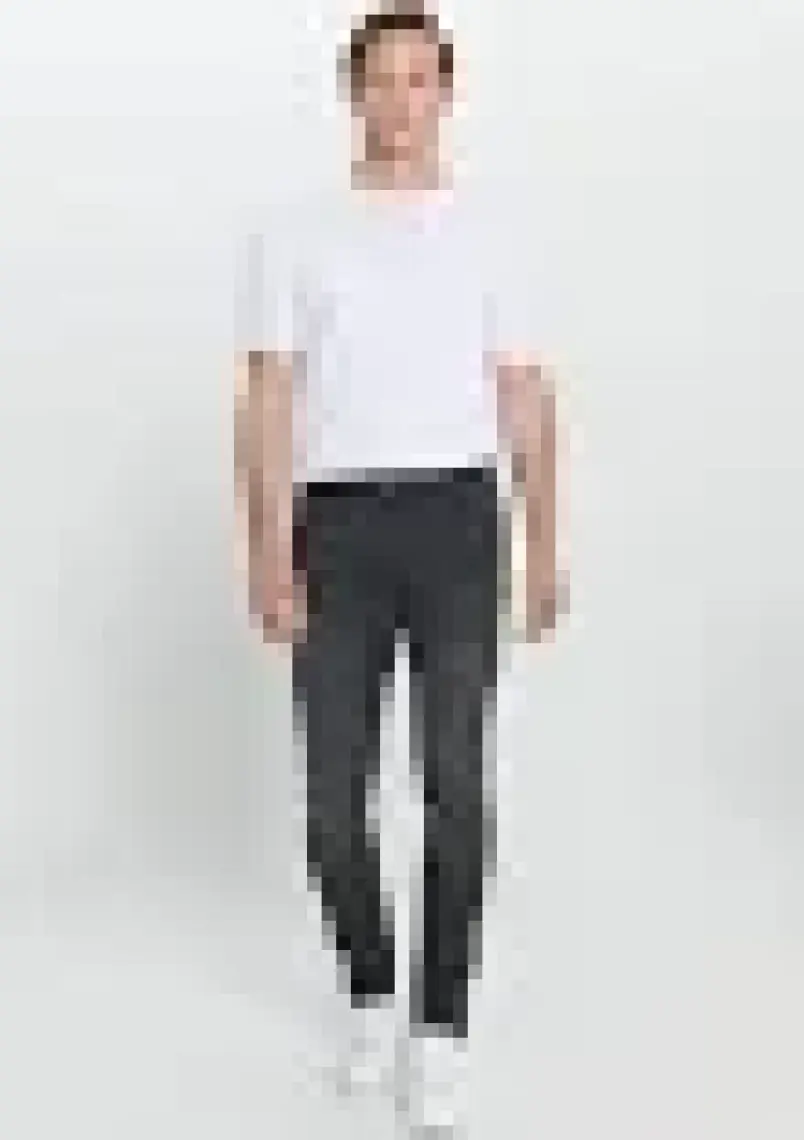 Altınyıldız Classics Erkek Antrasit Ekstra Slim Fit Dar Kesim Rıss Pamuklu Esnek Denim Jean Kot Pantolon