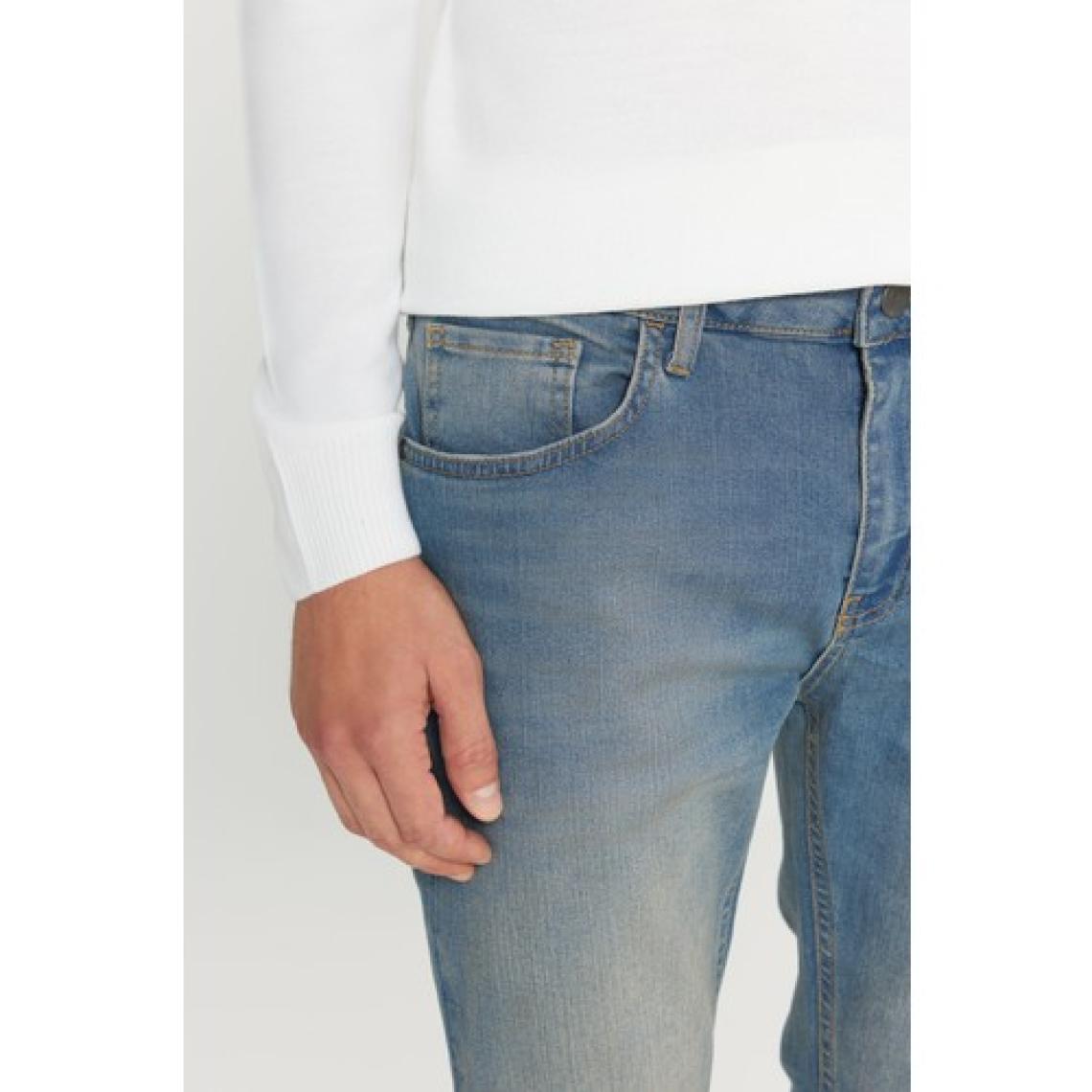 Altınyıldız Classics Erkek Petrol Mavisi Ekstra Slim Fit Dar Kesim Pamuklu Esnek Rıss Jean Kot Denim Pantolon