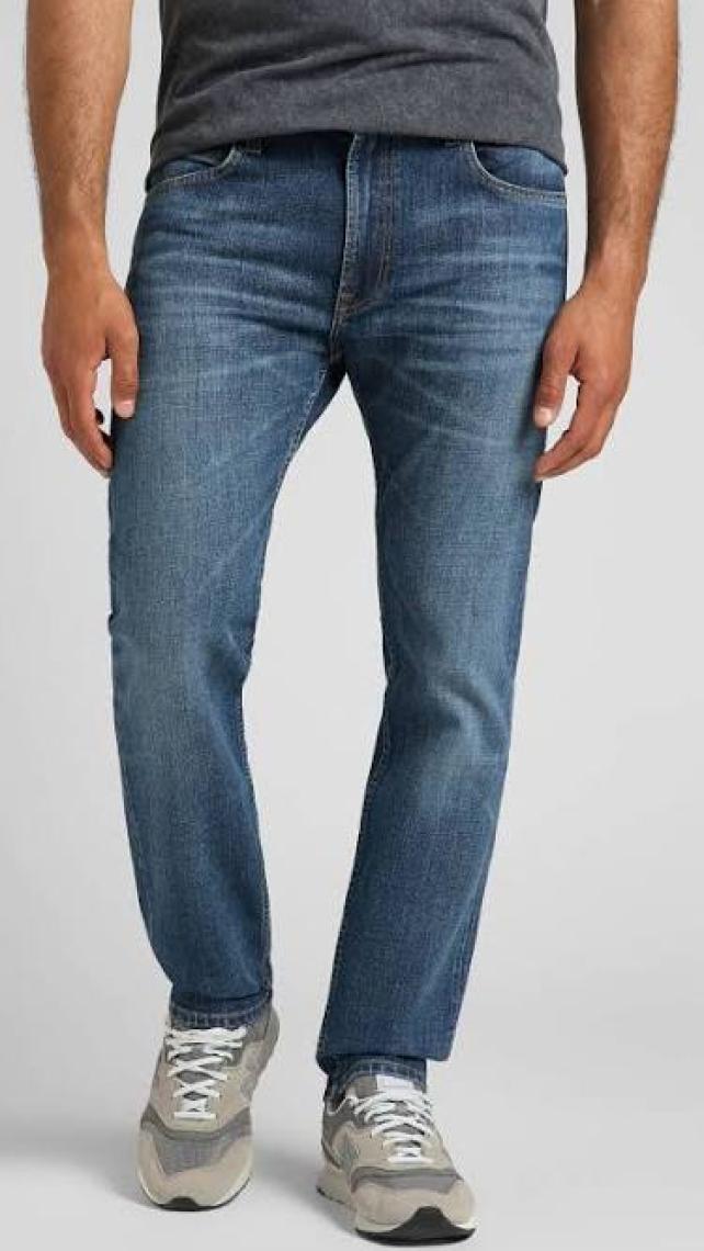 Lee Erkek Rider Slim Fit Normal Bel Denim Esnek Jean Kot Pantolon