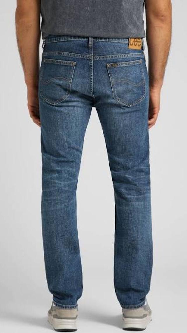 Lee Erkek Rider Slim Fit Normal Bel Denim Esnek Jean Kot Pantolon