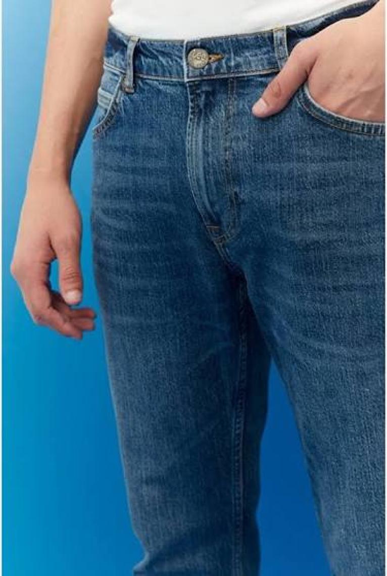 Lee Erkek Rider Slim Fit Normal Bel Denim Esnek Jean Kot Pantolon