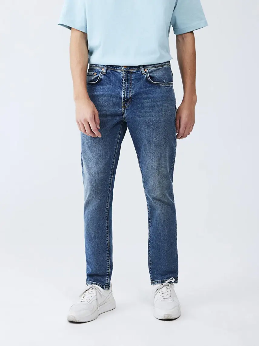 LTB Sawyer Y Normal Bel Dar Paça Slim Jean Pantolon