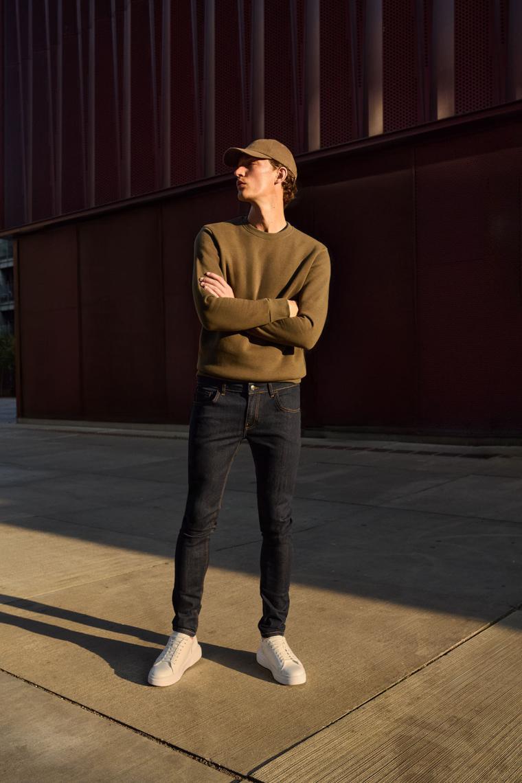 Altınyıldız Classics Erkek Koyu Lacivert Ekstra Slim Fit Dar Kesim Pamuklu Esnek Rııs Jean Kot Pantolon Denim