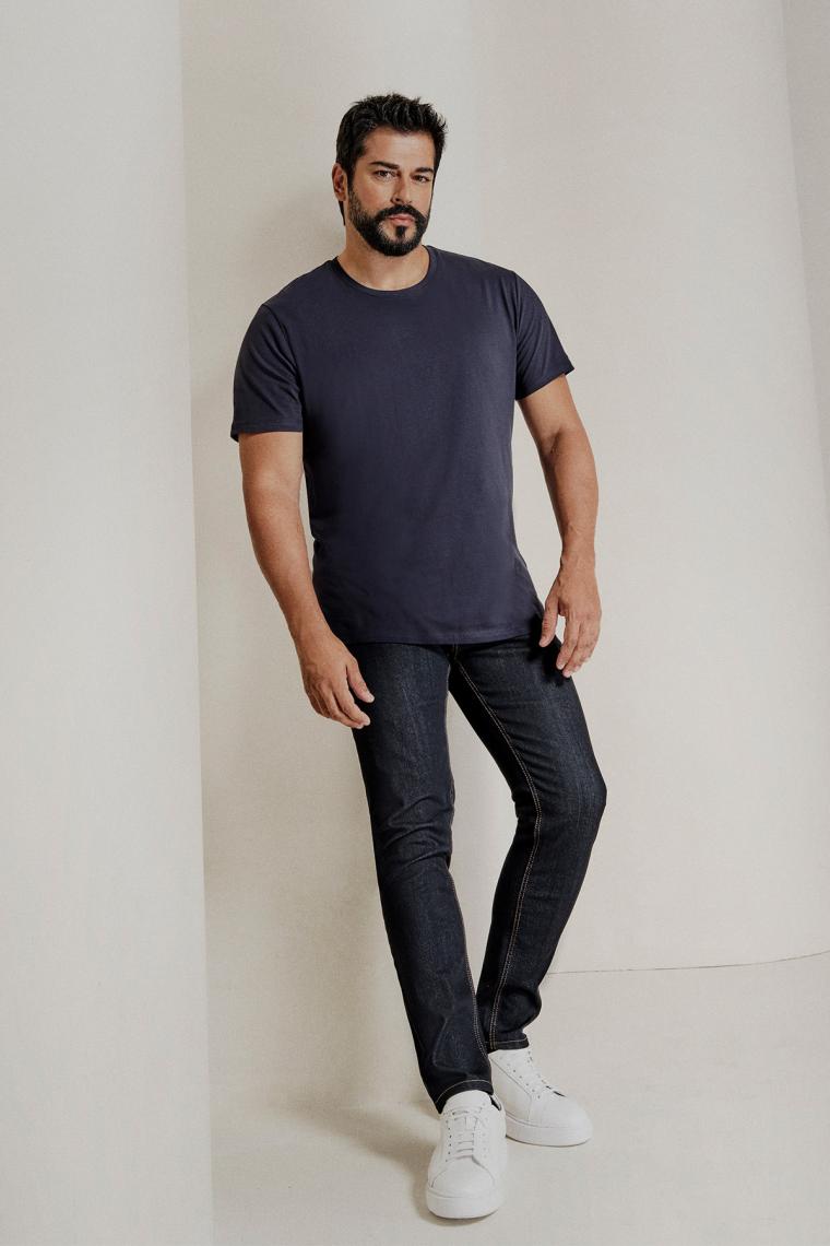 Altınyıldız Classics Erkek Koyu Lacivert Ekstra Slim Fit Dar Kesim Pamuklu Esnek Rııs Jean Kot Pantolon Denim