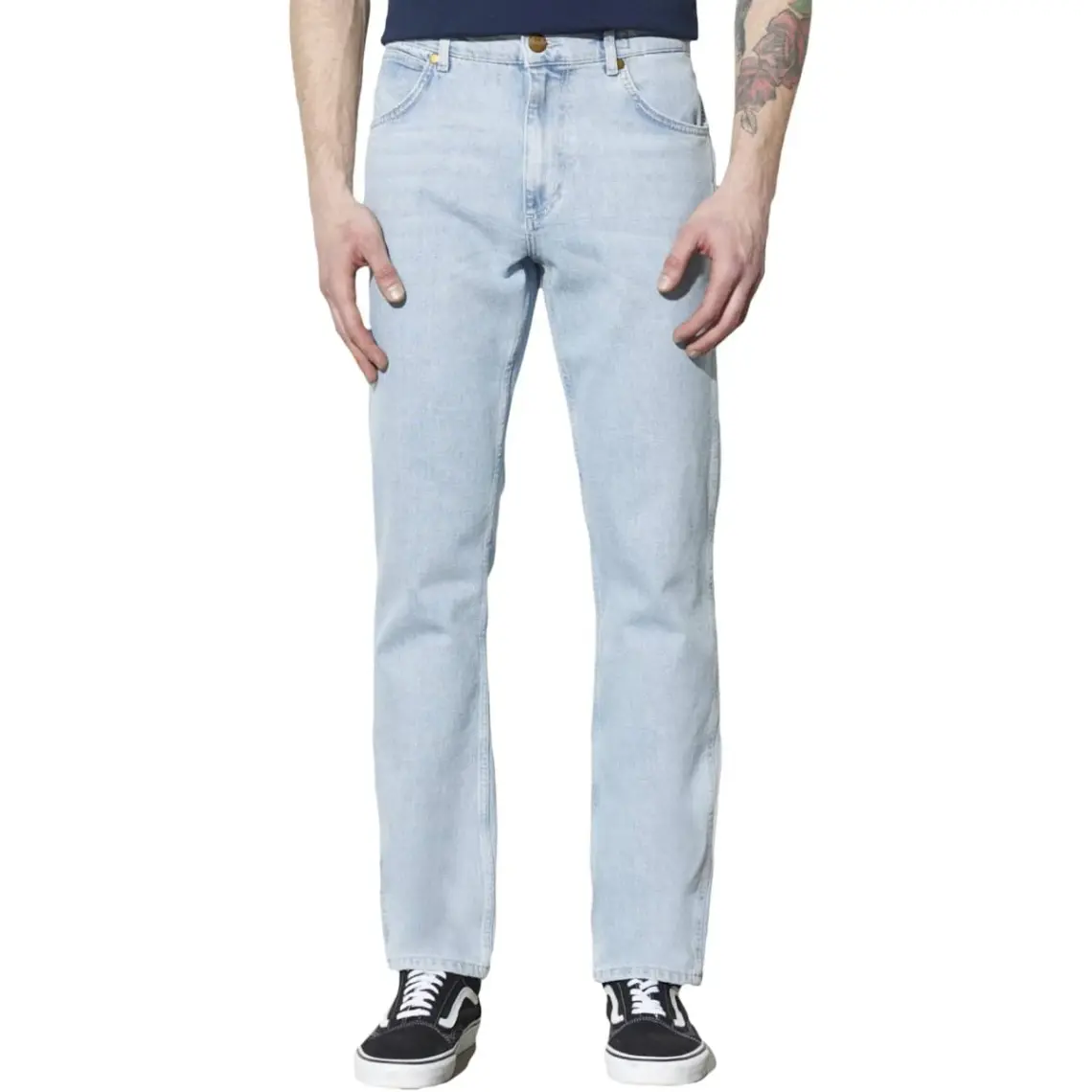 Wrangler Wrangler Greensboro Regular Straight Fit Düşük Bel Esnek Jean Kot Pantolon