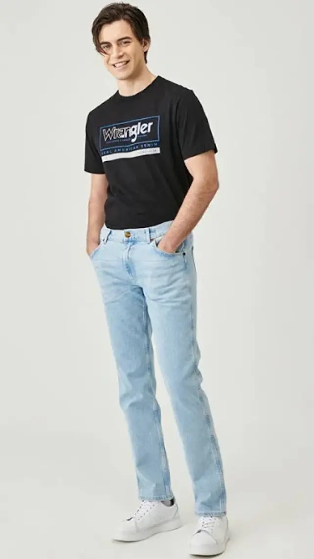 Wrangler Greensboro Regular Str Mavi Erkek Pantolon