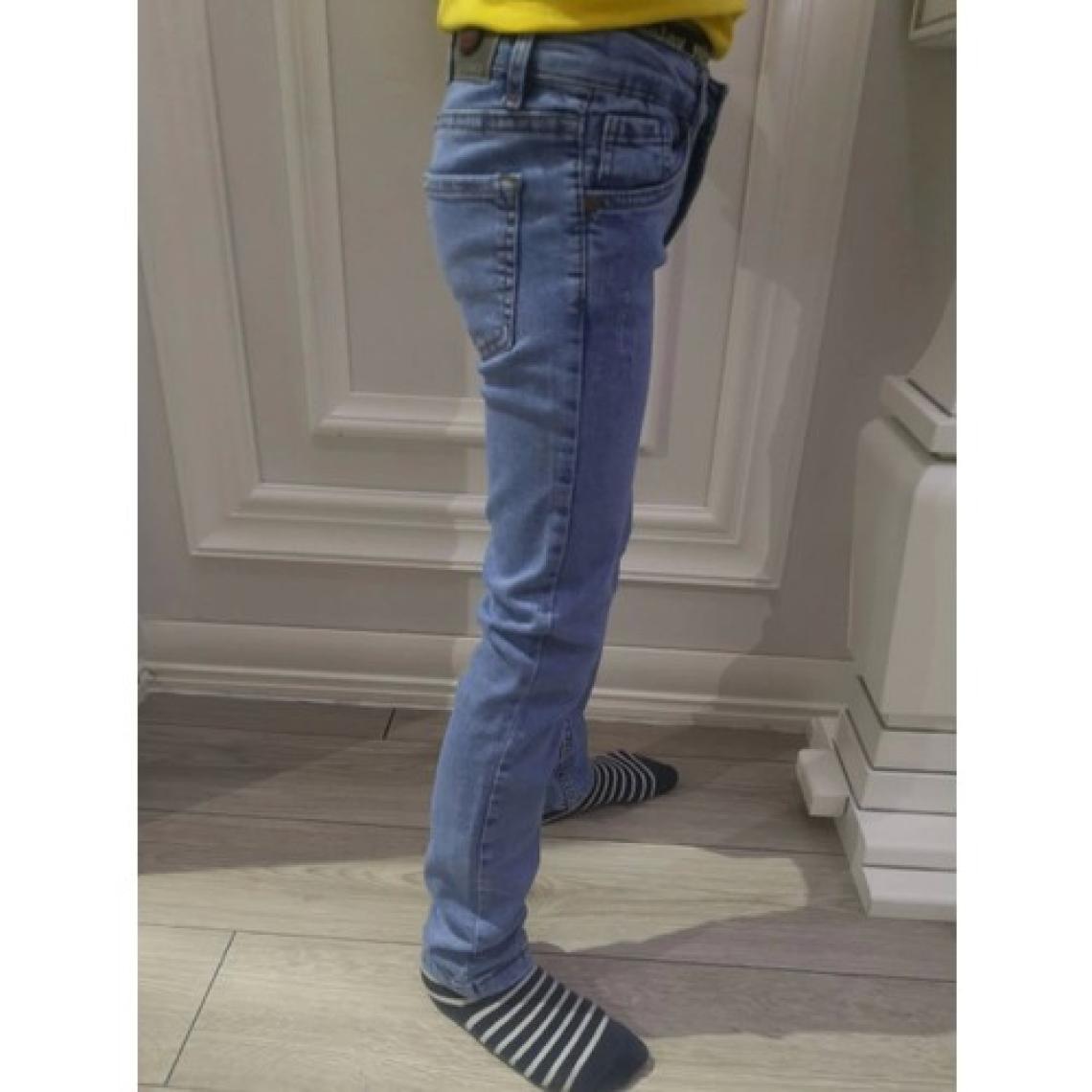 Daniel Milano Slim Fit Erkek Çocuk Denim Kot Pantolon Buz Mavi 999