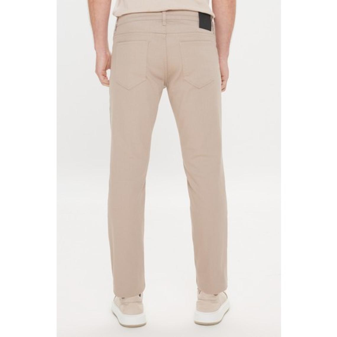 Altınyıldız Classics Erkek Taş 360 Derece Her Yöne Esneyen Slim Fit Dar Kesim Diyagonal Esnek Desenli Pantolon