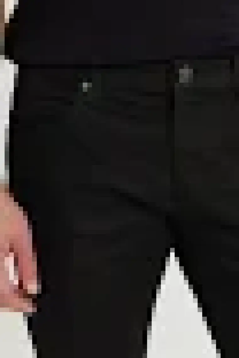Altınyıldız Classics Erkek Siyah 360 Derece Her Yöne Esneyen Slim Fit Dar Kesim Diyagonal Esnek Desenli Pantolon