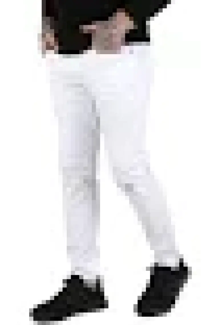DeepSEA Beyaz Likralı Jeans Skinny Fit Esnek Kot Pantolon 2004157