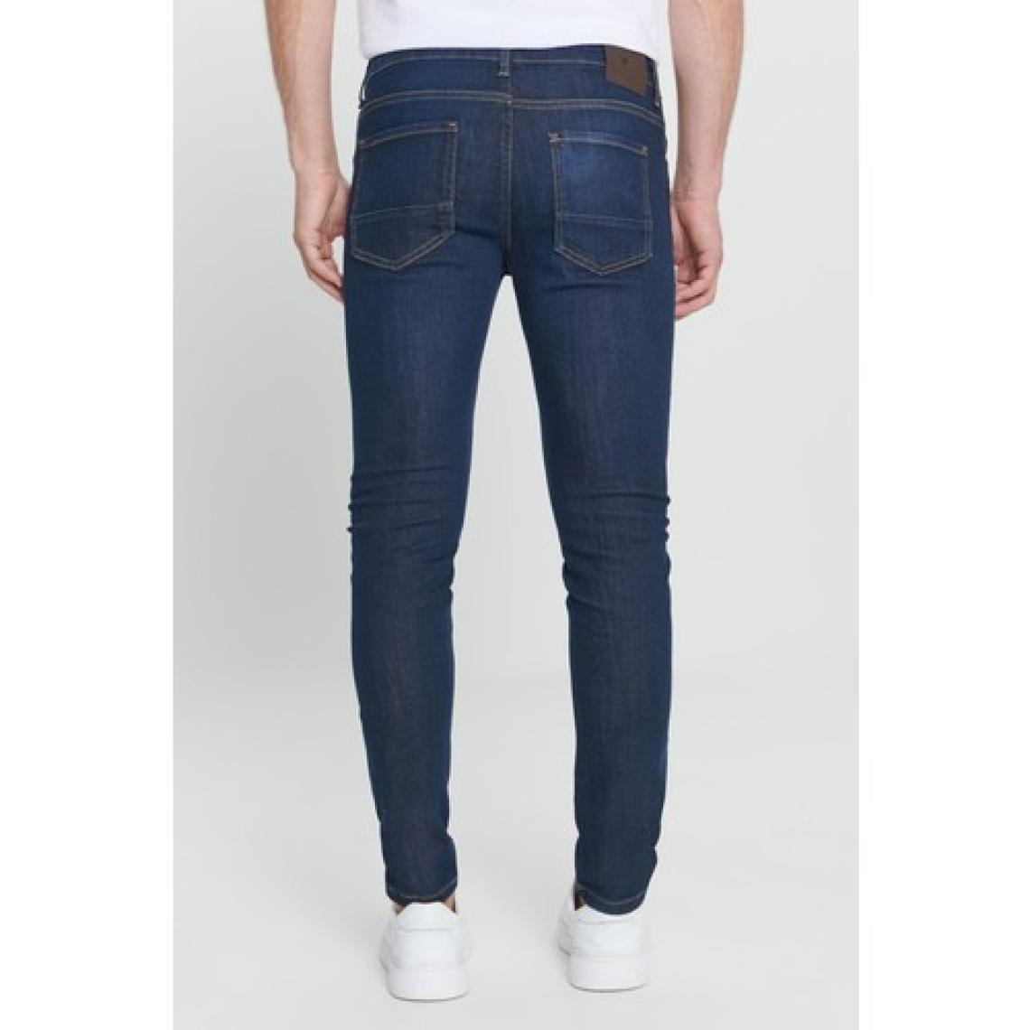 Altınyıldız Classics Erkek K.mavı Slim Fit Dar Kesim Magic Denim Esnek Jean Kot Pantolon