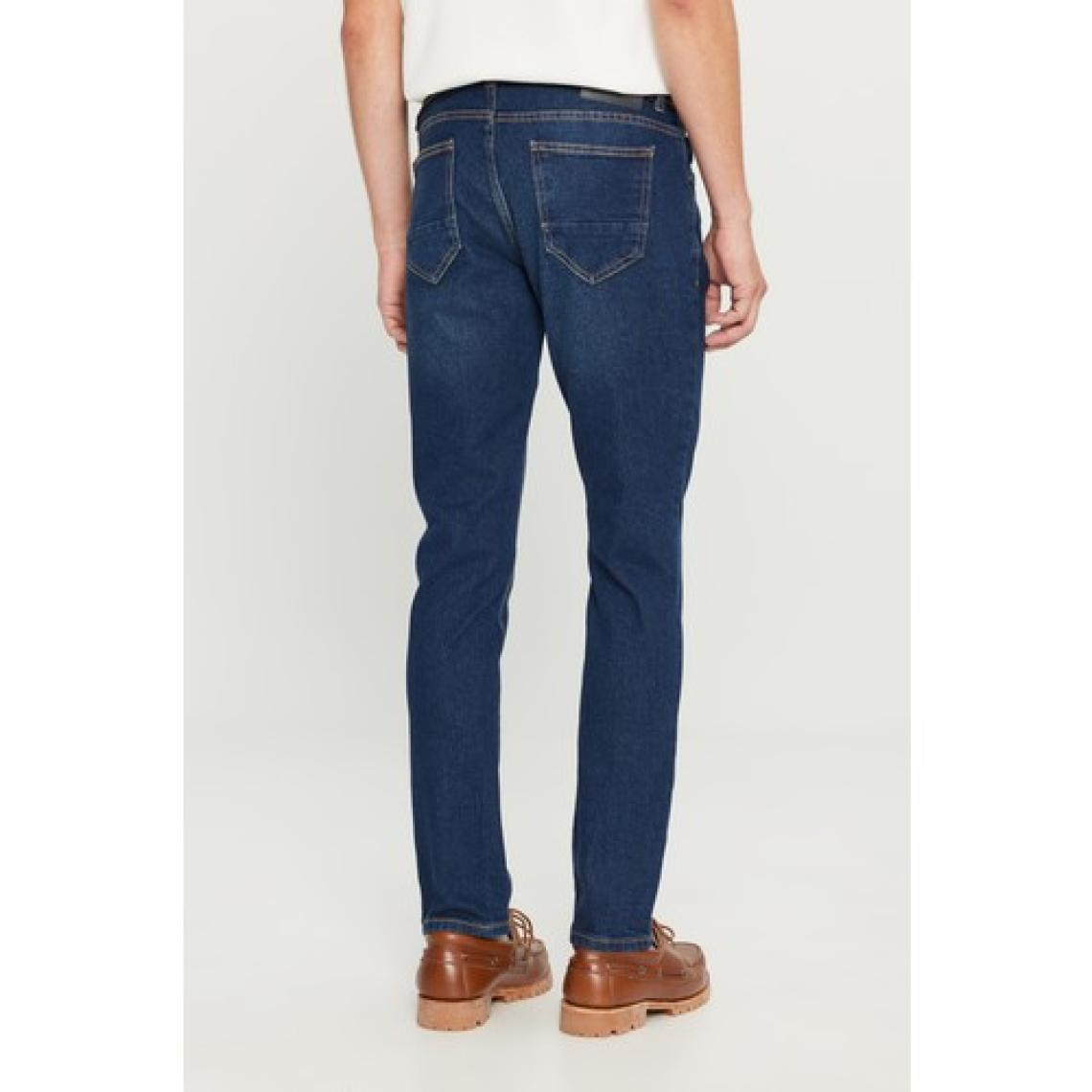 Altınyıldız Classics Erkek K.mavı Slim Fit Dar Kesim Magic Denim Esnek Jean Kot Pantolon