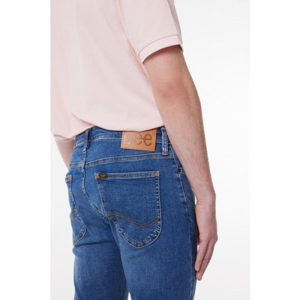 Lee Malone Skinny Fit Normal Bel Denim Esnek Jean Kot Pantolon