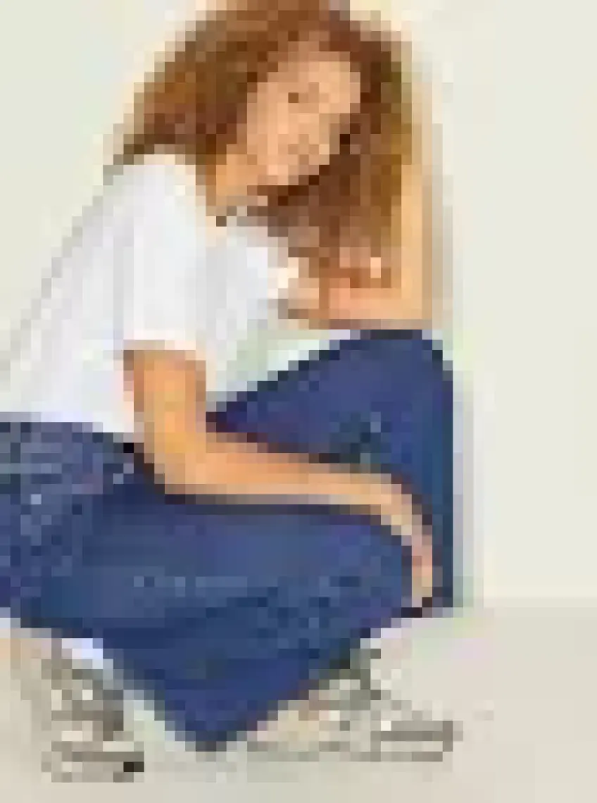 JJXX Jxtokyo Wide Hw Cre6001 Noos Düz Koyu Mavi Kadın Denim Pantolon