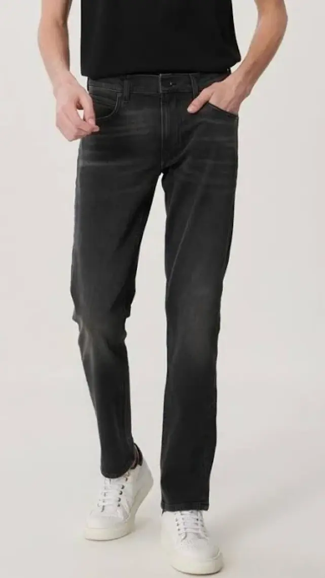 Lee Daren Zip Fly Regular Str Gri Erkek Jean Pantolon