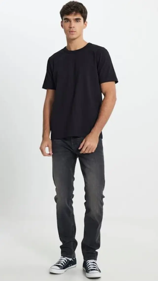 Lee Daren Zip Fly Regular Str Gri Erkek Jean Pantolon